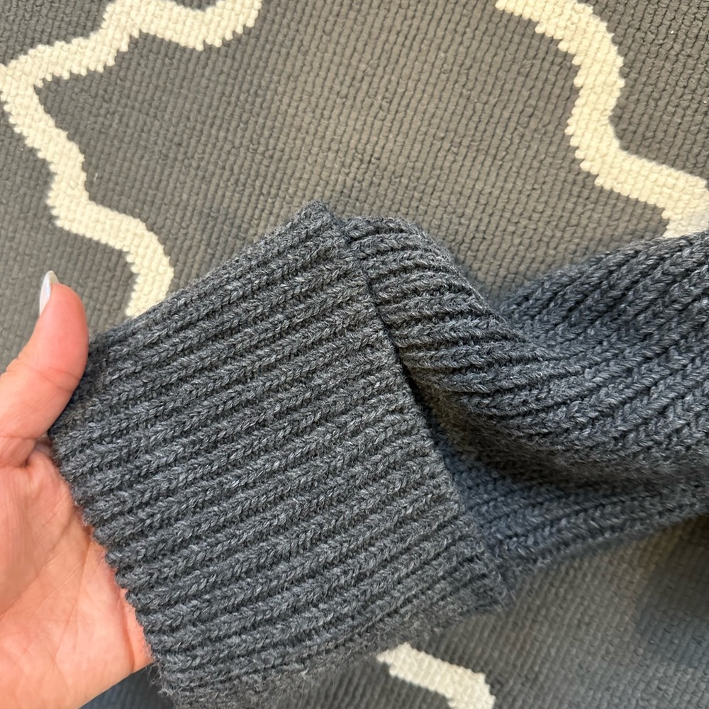 ASOS Gray Ribbed Cardigan - Picture 4 of 9